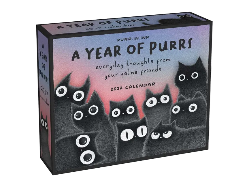 A Year of Purrs 2027 Day-To-Day Calendar