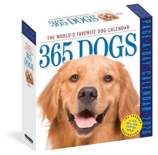 365 Dogs Page-A-Day(r) Calendar 2026: The World's Favorite Dog Calendar - Ingram