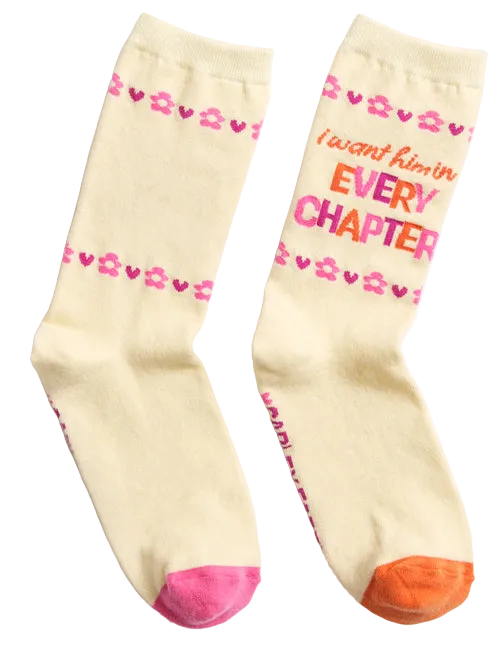 Carley Fortune Every Chapter Socks - Large