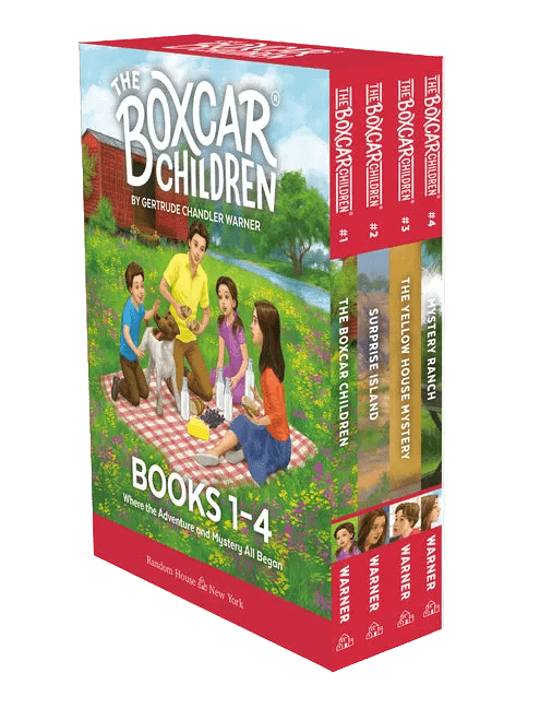 The Boxcar Children Mysteries Boxed Set 1-4: The Boxcar Children; Surprise Island; The Yellow House; Mystery Ranch