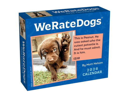 Weratedogs 2026 Day-To-Day Calendar - Ingram