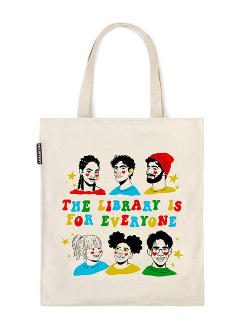Mychal Threets: The Library Is for Everyone Tote Bag - Ingram