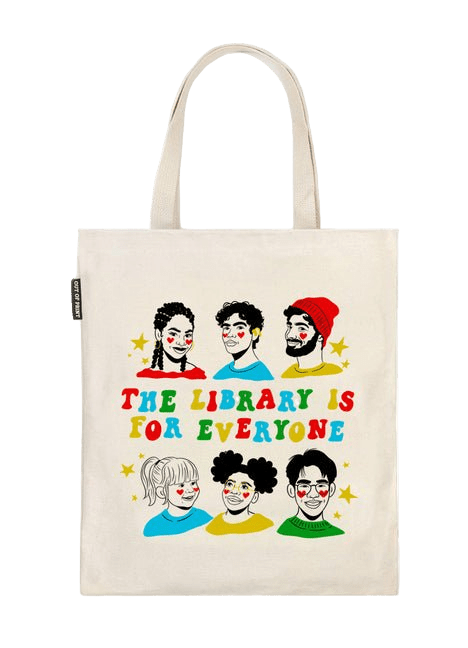 Mychal Threets: The Library Is for Everyone Tote Bag