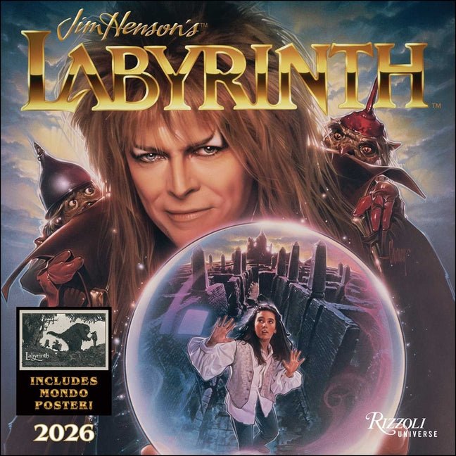 Jim Henson's Labyrinth 2026 Wall Calendar (Includes Full-Color Poster) - Ingram