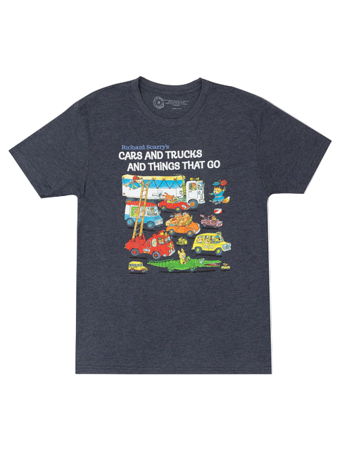 Richard Scarry: Cars and Trucks and Things That Go Adult Unisex T-Shirt