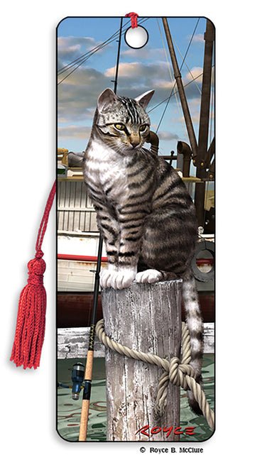 Royce 3D Bookmark - Wharf Cat - Ingram