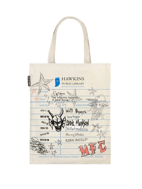 Stranger Things: Hawkins Public Library Tote Bag