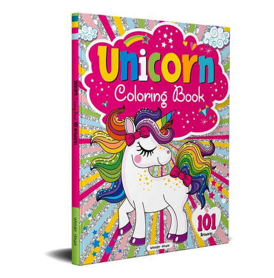 101 Unicorn Colouring Book: Fun Activity Colouring Book for Children - Ingram