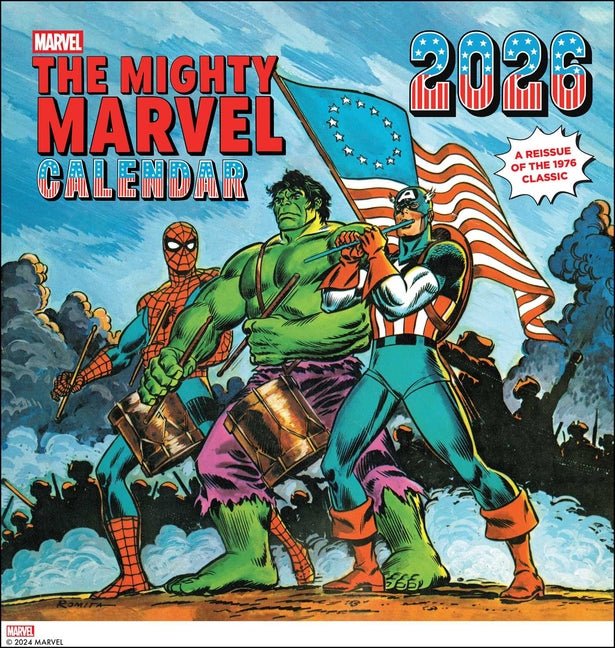 Mighty Marvel 2026 Wall Calendar: A Reissue of the 1976 Classic - Ingram