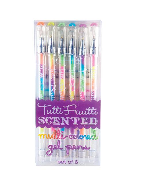 Tutti Fruitti Scented Gel Pens - Set of 6 - Ingram