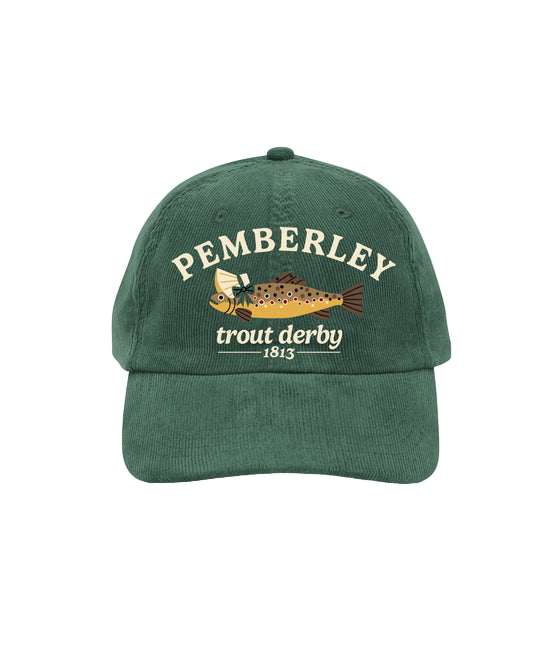 Jane Austen's Pride and Prejudice - Pemberley Trout Derby Hat