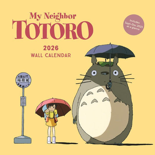 Studio Ghibli My Neighbor Totoro 2026 Wall Calendar - Ingram