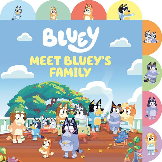Meet Bluey's Family: A Tabbed Board Book - Ingram
