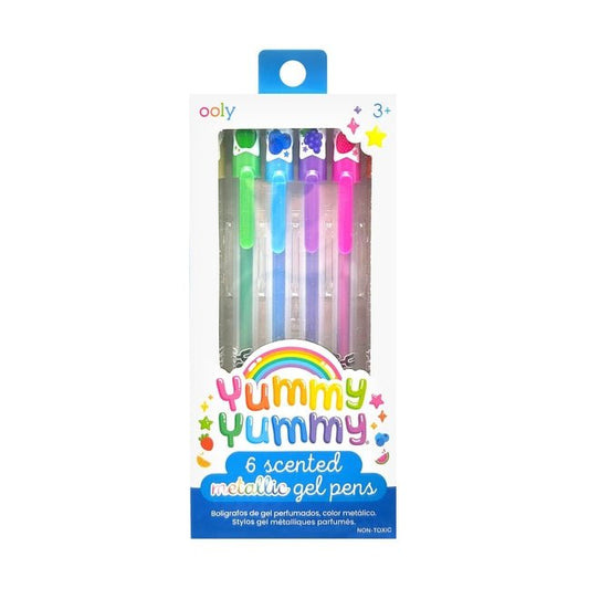Yummy Yummy Scented Gel Pens - Metallic (Set of 6) - Ingram