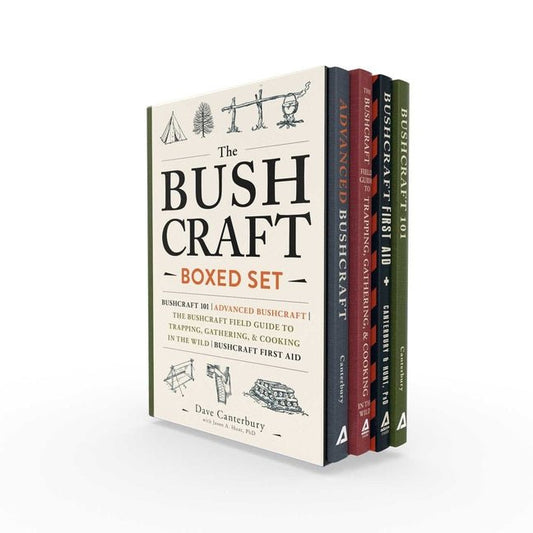 Bushcraft Boxed Set: Bushcraft 101; Advanced Bushcraft; The Bushcraft Field Guide to Trapping, Gathering, & Cooking in the Wild; Bushcraft First Aid - Ingram