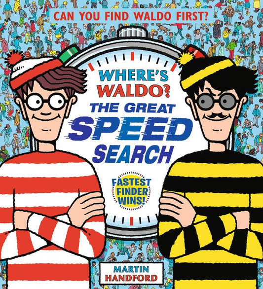 Where's Waldo?: The Great Speed Search: (A Hidden Object Activity Book That Lays Flat for Head-To-Head Competition with Friends & Family - A Perfect G - Ingram
