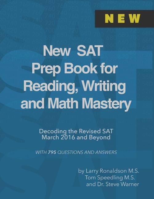 New SAT Prep Book for Reading, Writing and Math Mastery: Decoding the Revised SAT March 2016 and Beyond - Ingram