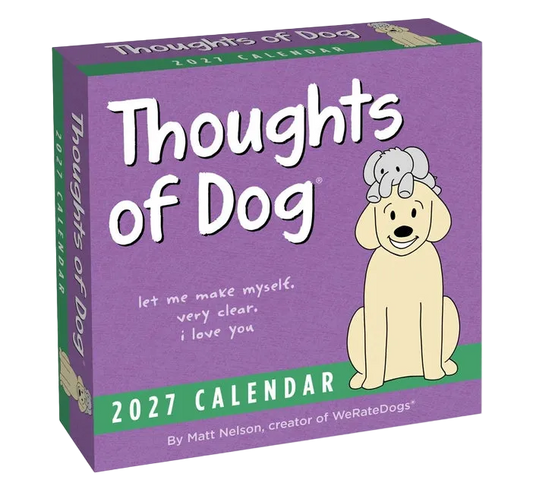 Thoughts of Dog 2027 Day-To-Day Calendar
