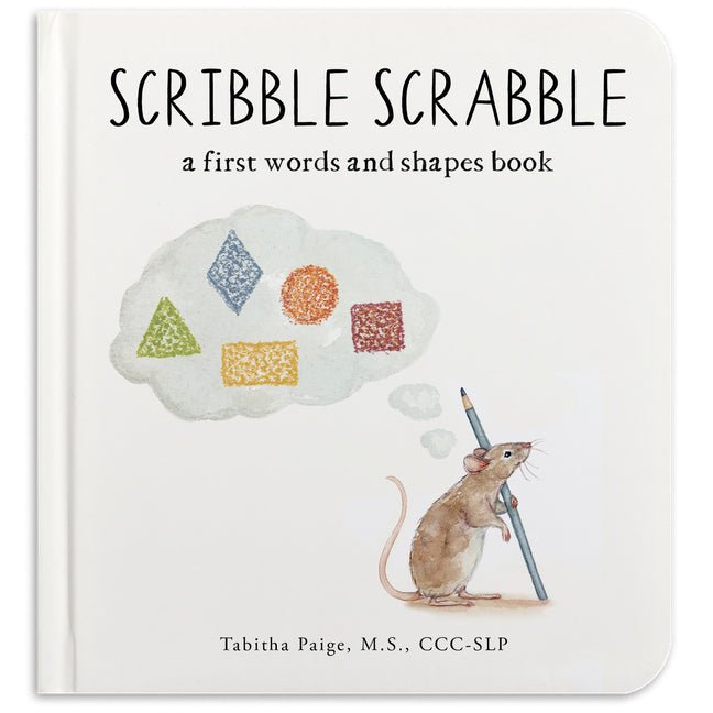 Scribble Scrabble: A Board Book of First Words and Shapes for Growing Minds (a Wishy Washy Sequel) - Ingram