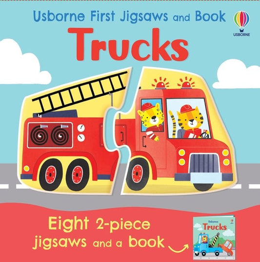 Usborne First Jigsaws and Book: Trucks - Ingram