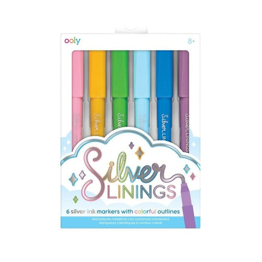 Silver Linings Markers Set of 6 - Ingram