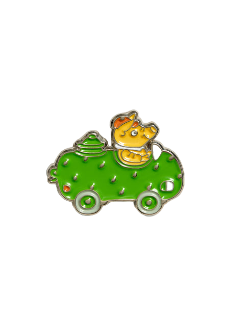 Richard Scarry: Pickle Car Enamel Pin