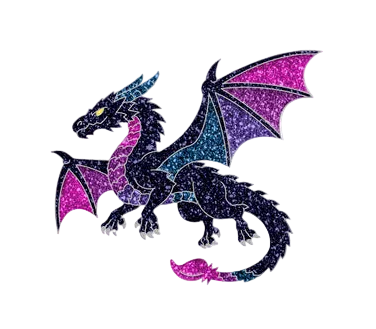 Rebecca Yarros's Fourth Wing: Irid Andarna Glitter Enamel Pin