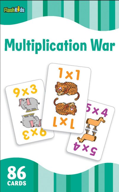 Multiplication War Flash Cards - Ingram