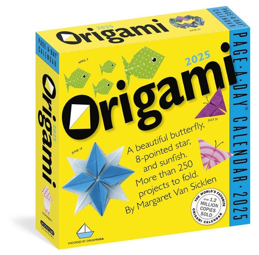 Origami Page-A-Day(r) Calendar 2025: More Than 250 Projects to Fold - Ingram