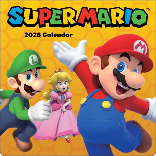 Super Mario 2026 Wall Calendar - Ingram