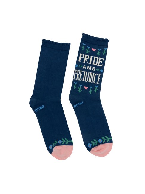 Puffin in Bloom: Pride and Prejudice Socks - Large - Ingram