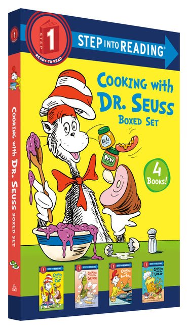 Cooking with Dr. Seuss Step Into Reading 4-Book Boxed Set: Cooking with the Cat; Cooking with the Grinch; Cooking with Sam-I-Am; Cooking with the Lora - Ingram