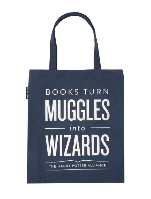 Books Turn Muggles Into Wizards Tote Bag - Ingram