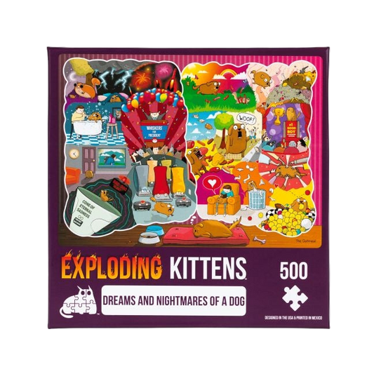 Dreams and Nightmares of a Dog Puzzle (500 piece)