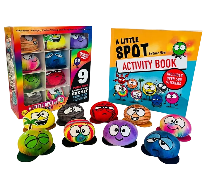 A Little Spot of Feelings 9 Plush Toys with Activity Book Box Set