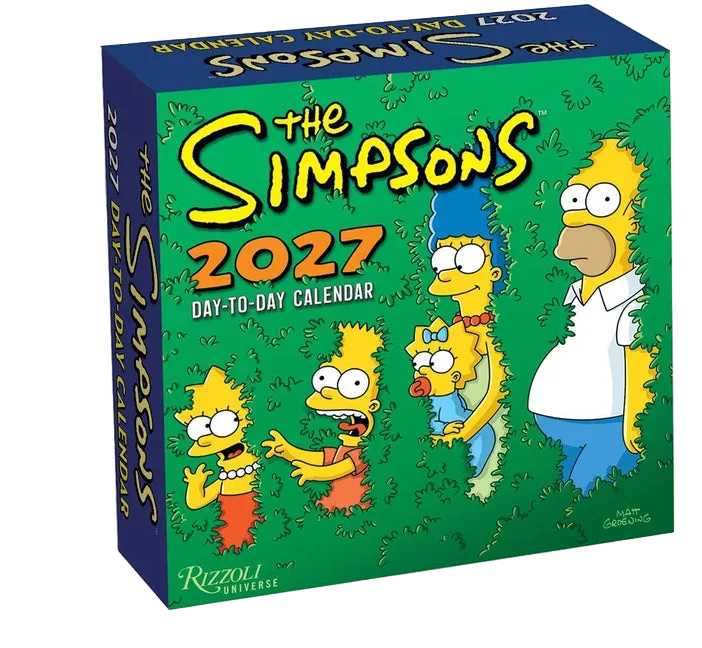 The Simpsons 2027 Day-To-Day Calendar