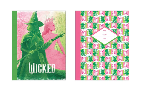 Wicked Pink & Green Composition Notebook Set (Set of 2) - Ingram