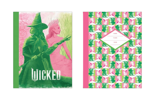 Wicked Pink & Green Composition Notebook Set (Set of 2)