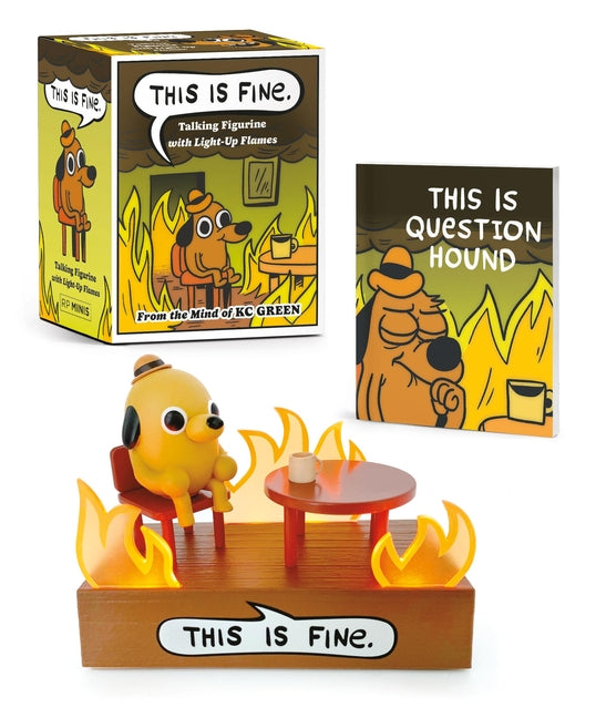 This Is Fine Talking Figurine: With Light and Sound! - Ingram