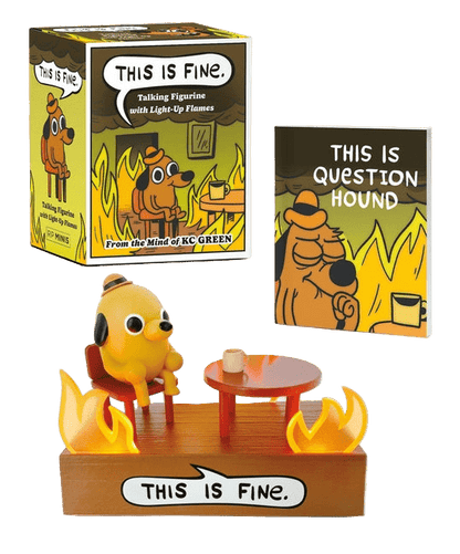 This Is Fine Talking Figurine: With Light and Sound!