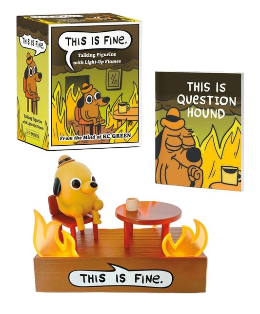 This Is Fine Talking Figurine: With Light and Sound!