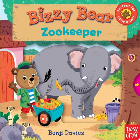 Bizzy Bear: Zookeeper: (Interactive Zoo Animal Board Book for Toddlers - With Sturdy Tabs and Slides to Push and Pull) - Ingram