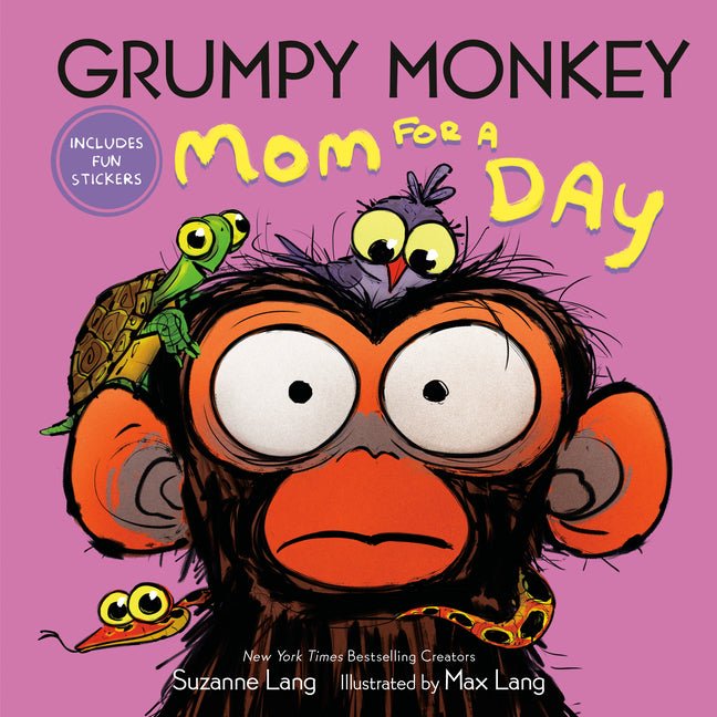 Grumpy Monkey Mom for a Day: Includes Fun Stickers - Ingram