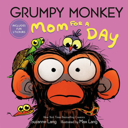 Grumpy Monkey Mom for a Day: Includes Fun Stickers - Ingram