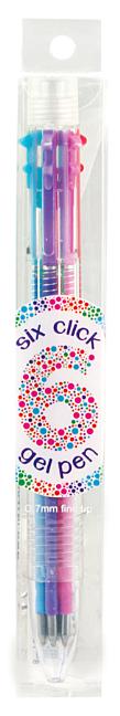 Six Click Gel Pen - Classic (1 Pc) - Ingram