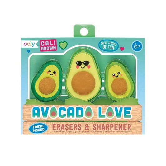 Avocado Love Erasers and Sharpener - Ingram