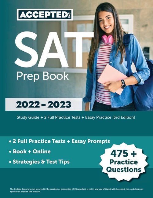 SAT Prep Book 2022-2023: Study Guide + 2 Full Practice Tests + Essay Practice [3rd Edition] - Ingram