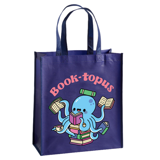 Book-Topus Reusable Shopping Bag