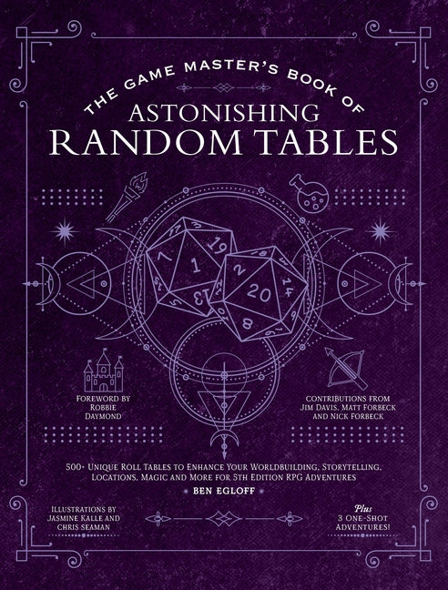 Game Master's Book of Astonishing Random Tables: 300+ Unique Roll Tables to Enhance Your Worldbuilding, Storytelling, Locations, Magic and More for 5t - Ingram