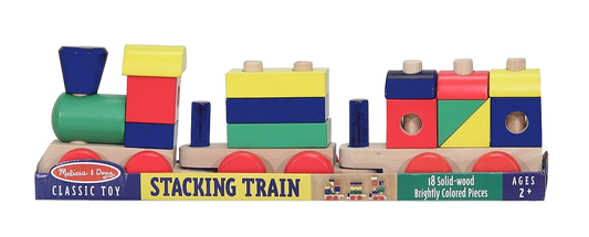 Melissa and Doug: Stacking Wooden Train